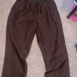 Alfred Dunner Men's Dark Brown Sweatpants